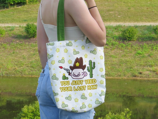 Cowboy Blobfish Tote Bag