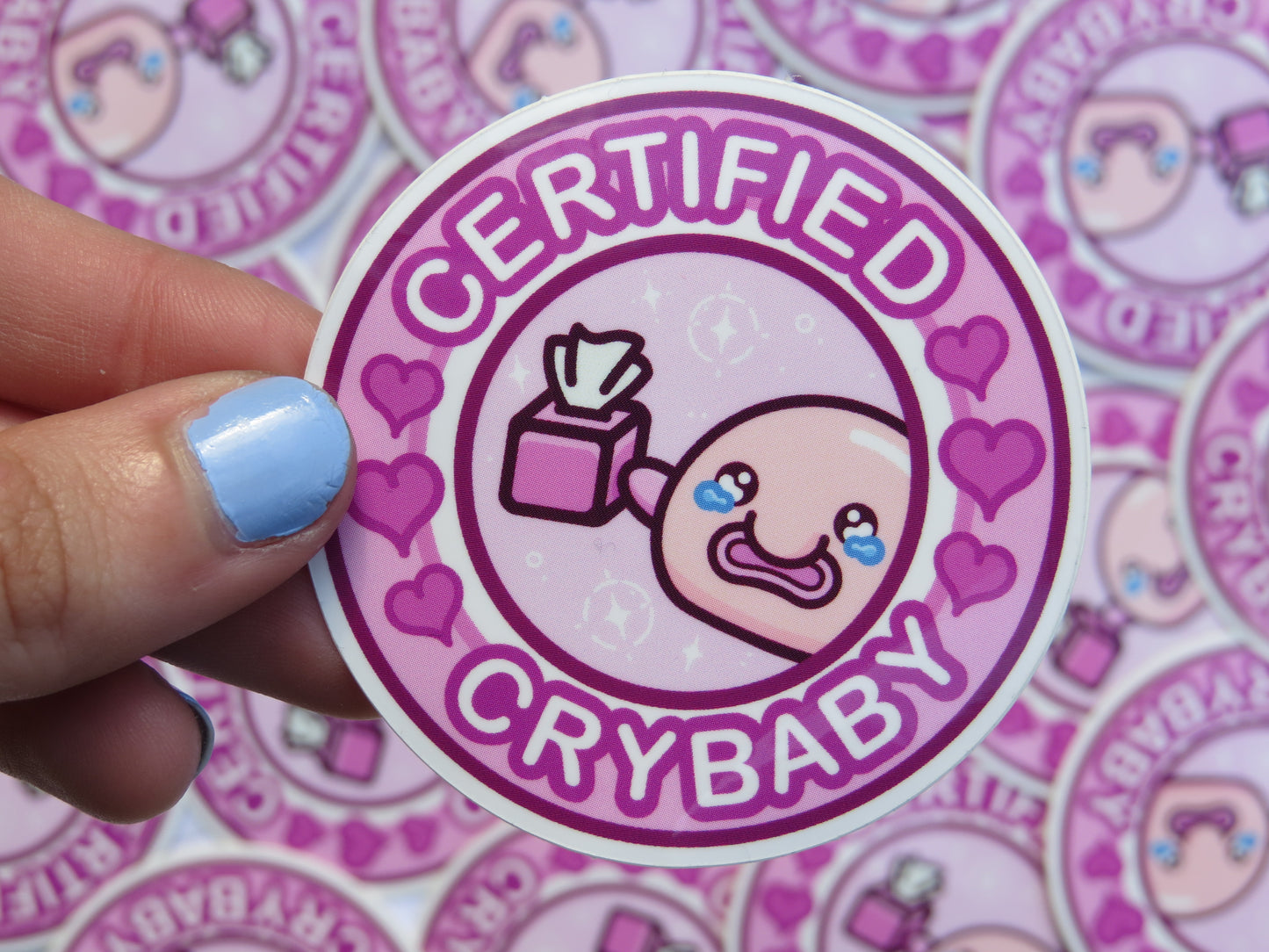 Certified Crybaby Blobfish Sticker