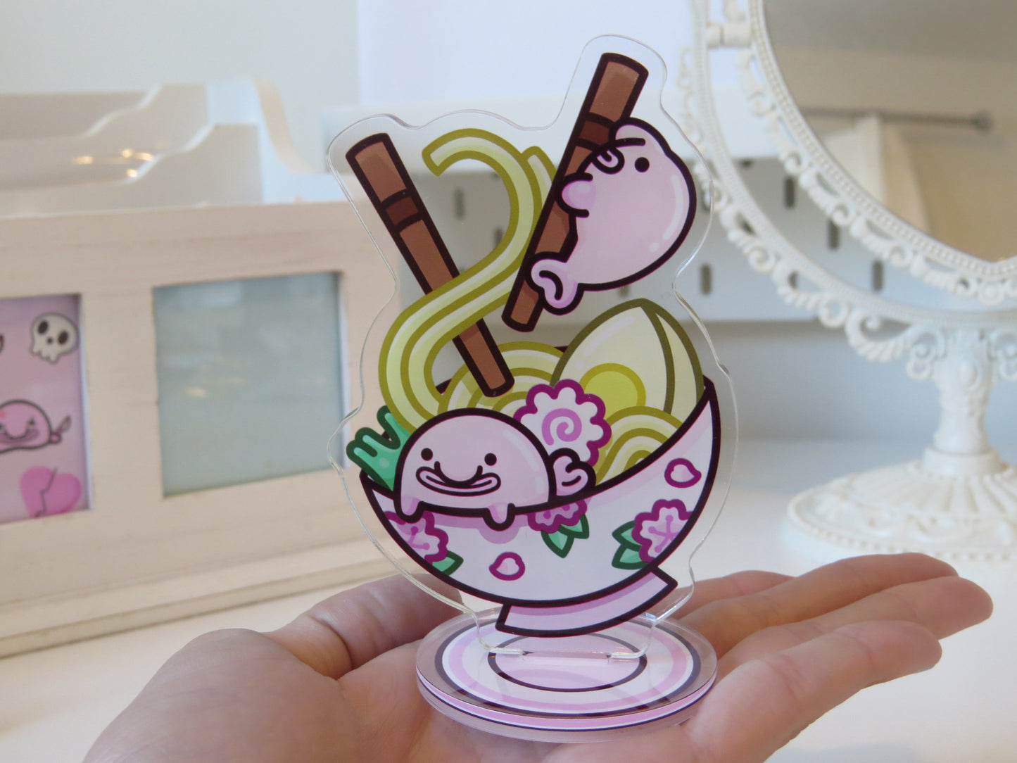 Ramen Blobfish Acrylic Figure