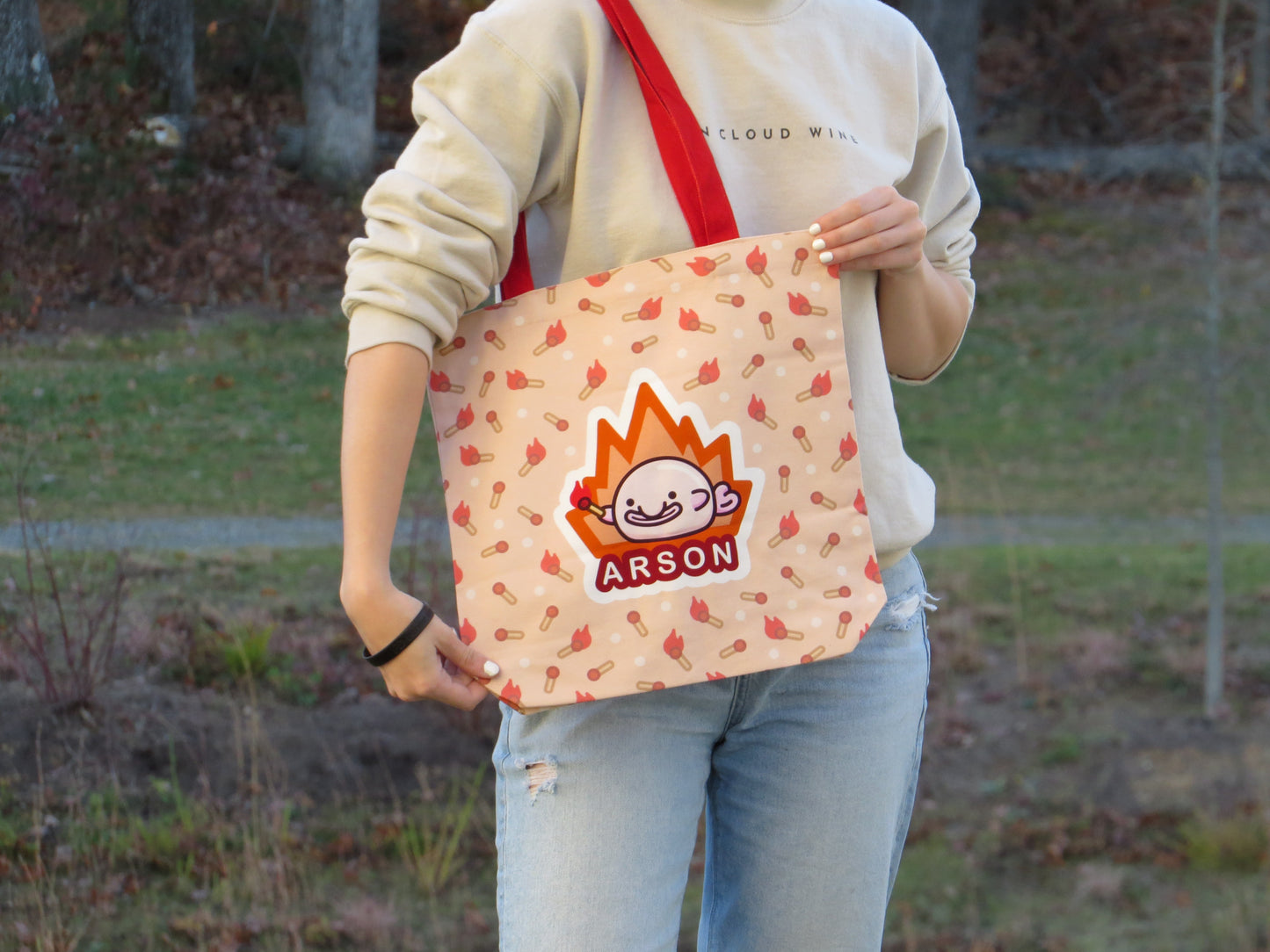 Arson Blobfish Tote Bag