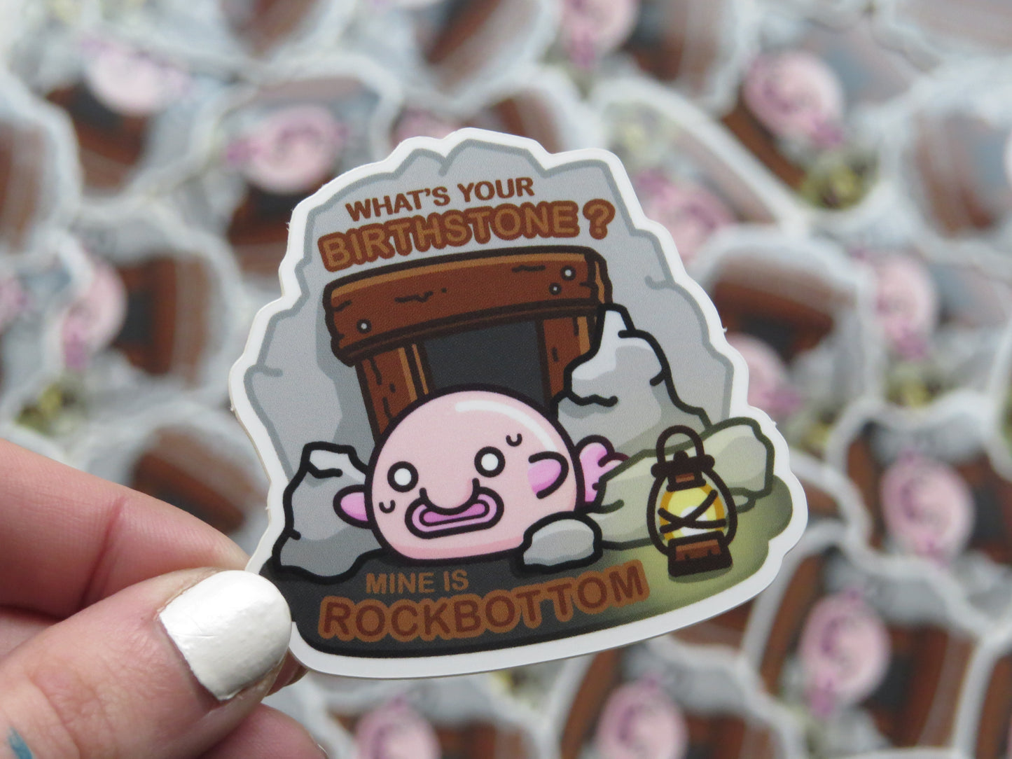 Rockbottom Blobfish Sticker