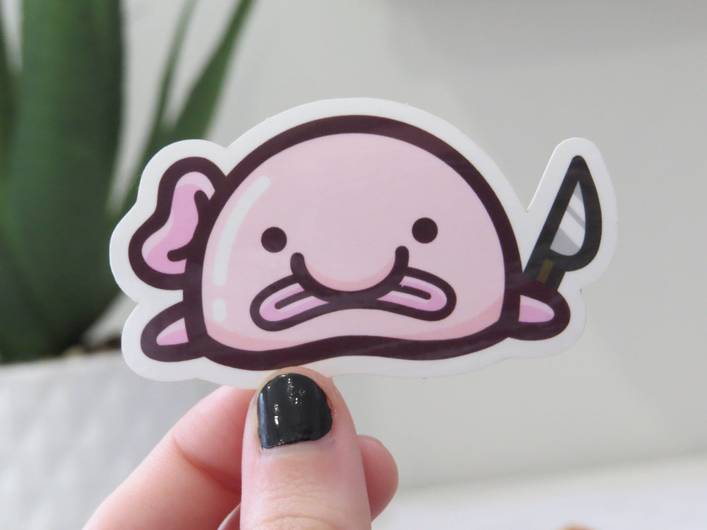 Knife Blobfish Sticker