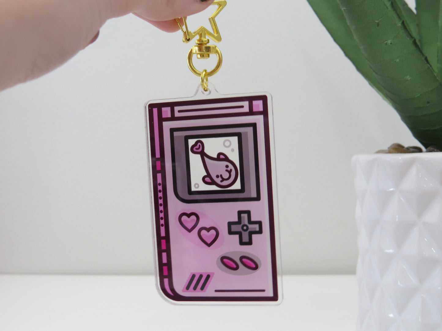 Video Game Blobfish Keychain