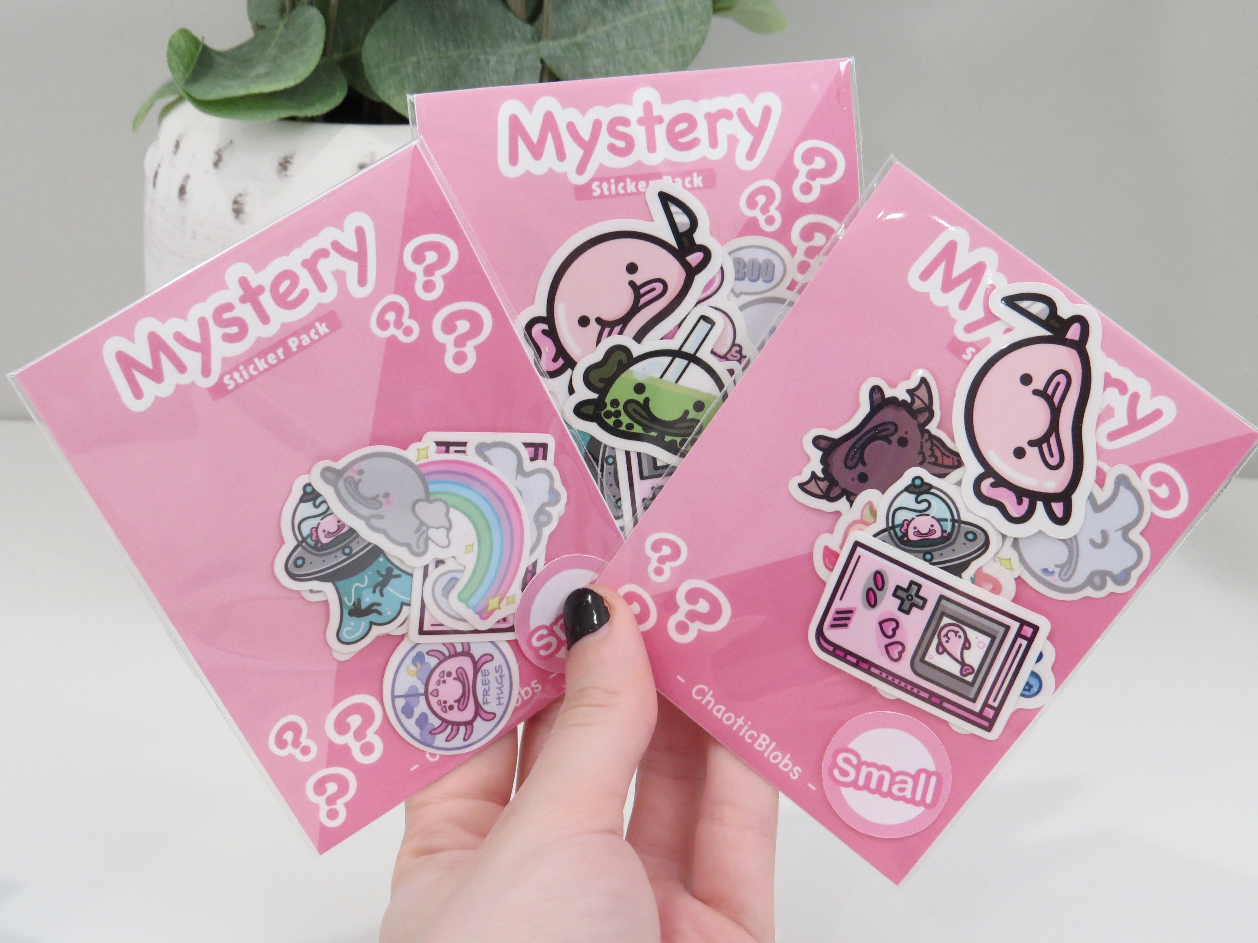 Mystery Sticker Pack Mystery Grab Bag with Random Stickers Random Animal  Sticker Packs Vinyl Stickers Watercolor Animal Stickers