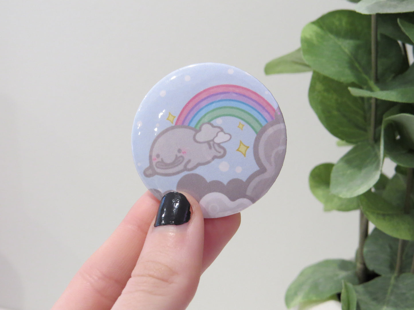 Rainbow Blobfish Button