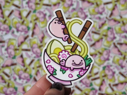 Ramen Blobfish Sticker