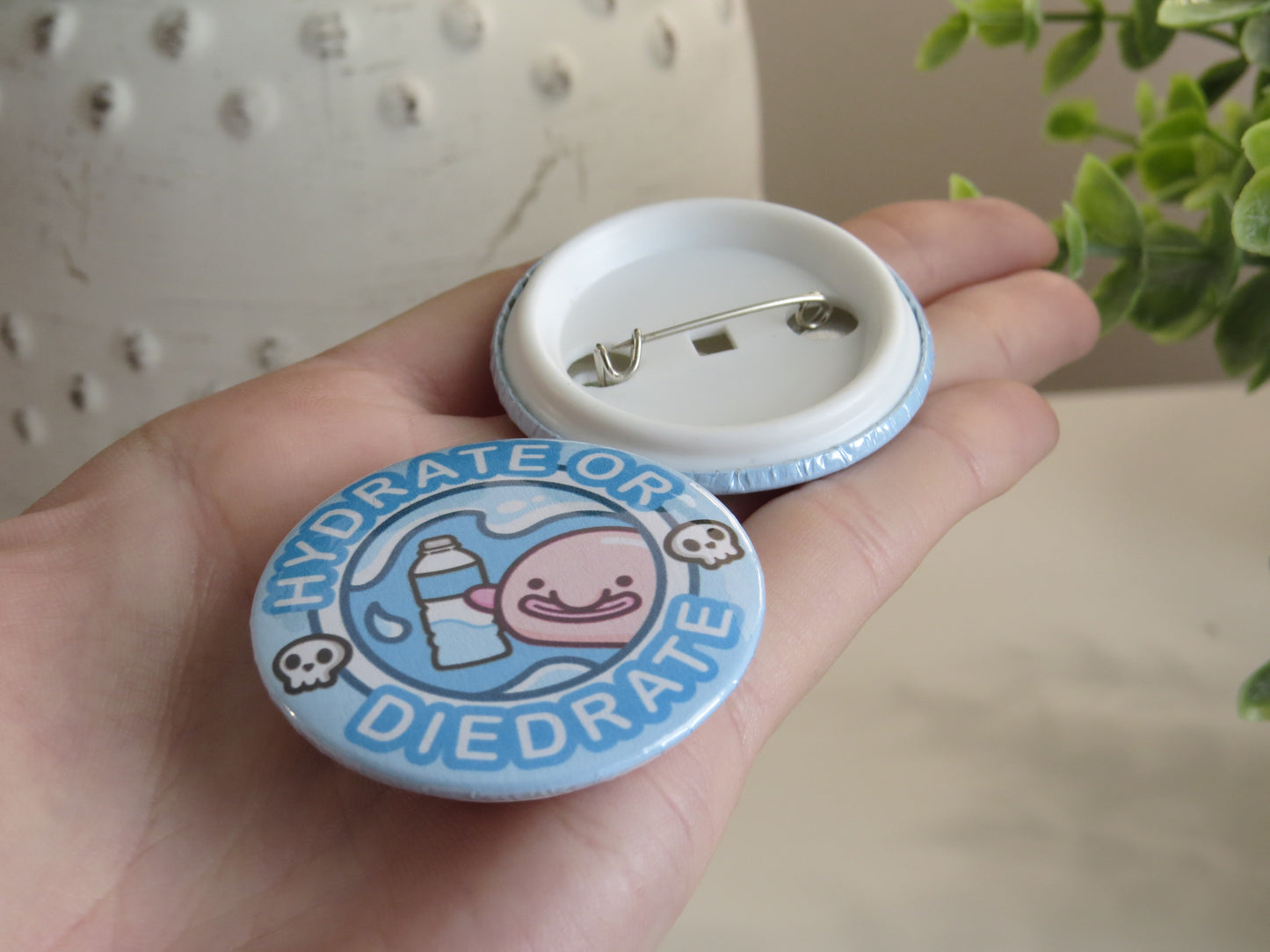 Hydrate Blobfish Button