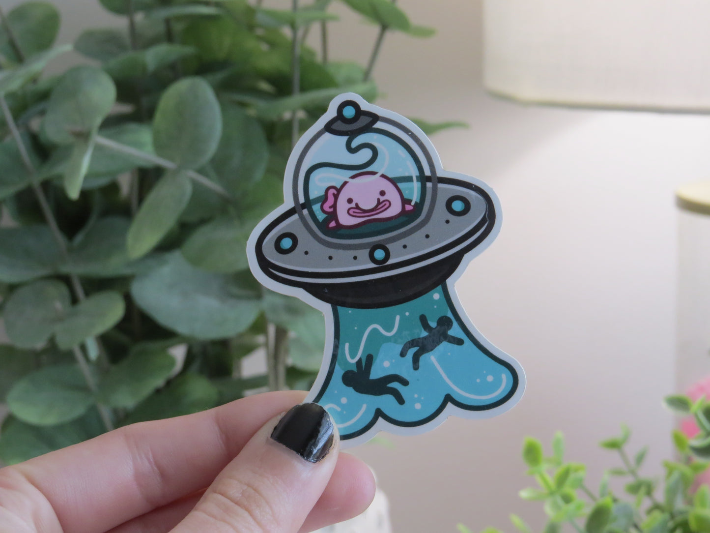 UFO Blobfish Sticker