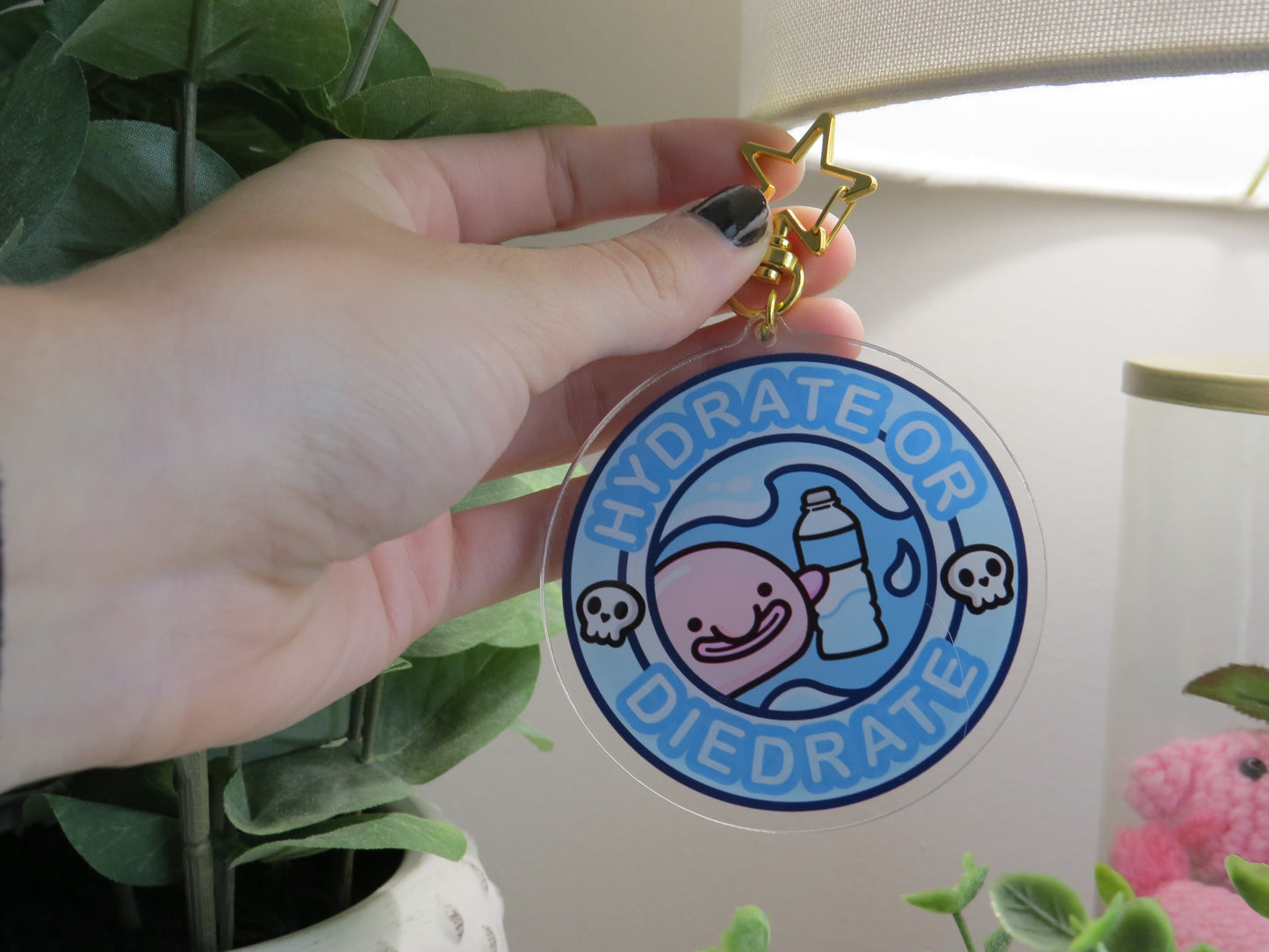 Hydrate Blobfish Keychain