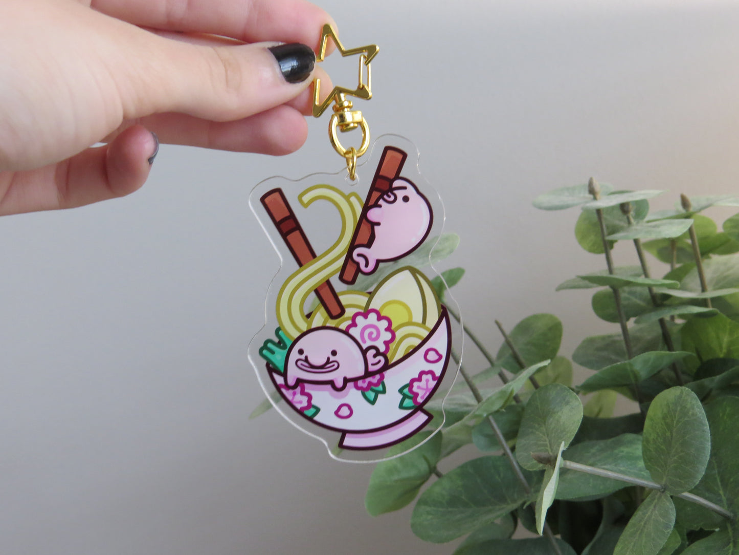 Ramen Blobfish Keychain