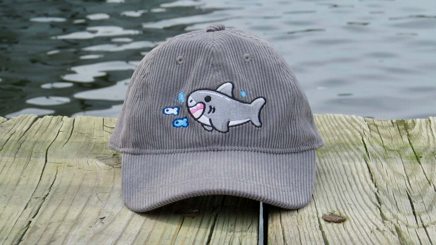 Great White Shark Corduroy Hat