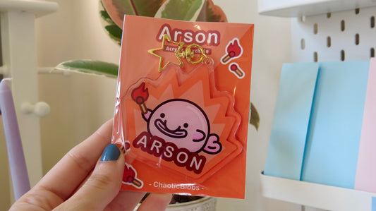 Arson Blobfish Keychain