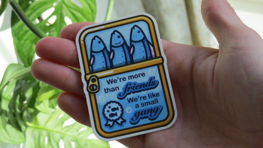 Small Gang Sardines Sticker