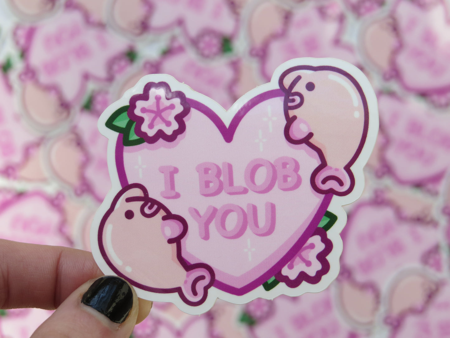 I Blob You Blobfish Sticker