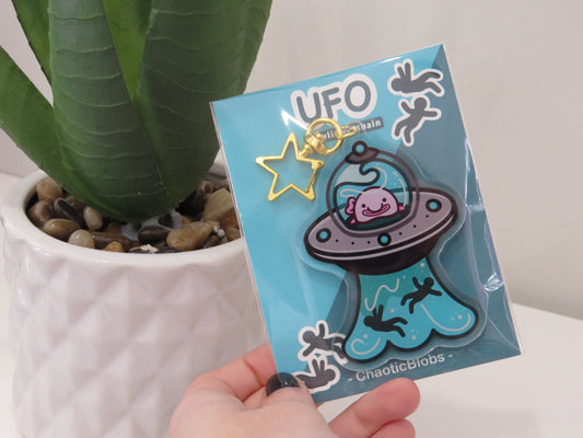 UFO Blobfish Keychain