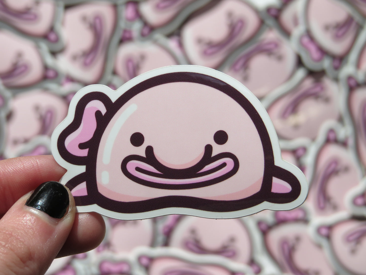 Happy Blobfish Sticker