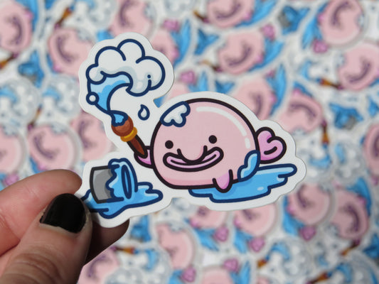 Artist Blobfish Sticker