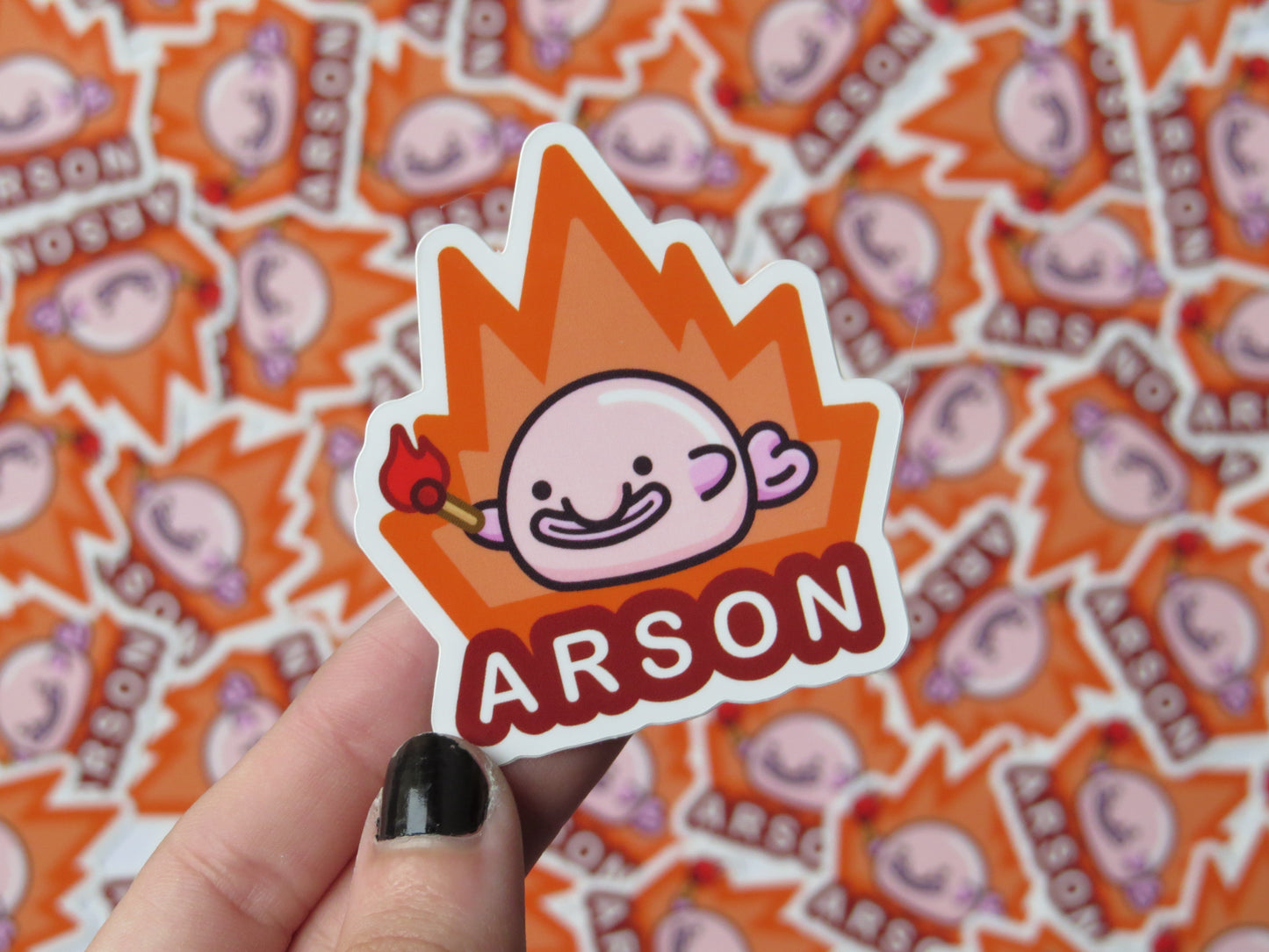 Arson Blobfish Sticker