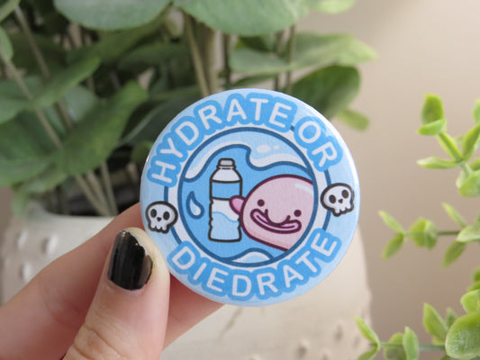 Hydrate Blobfish Button