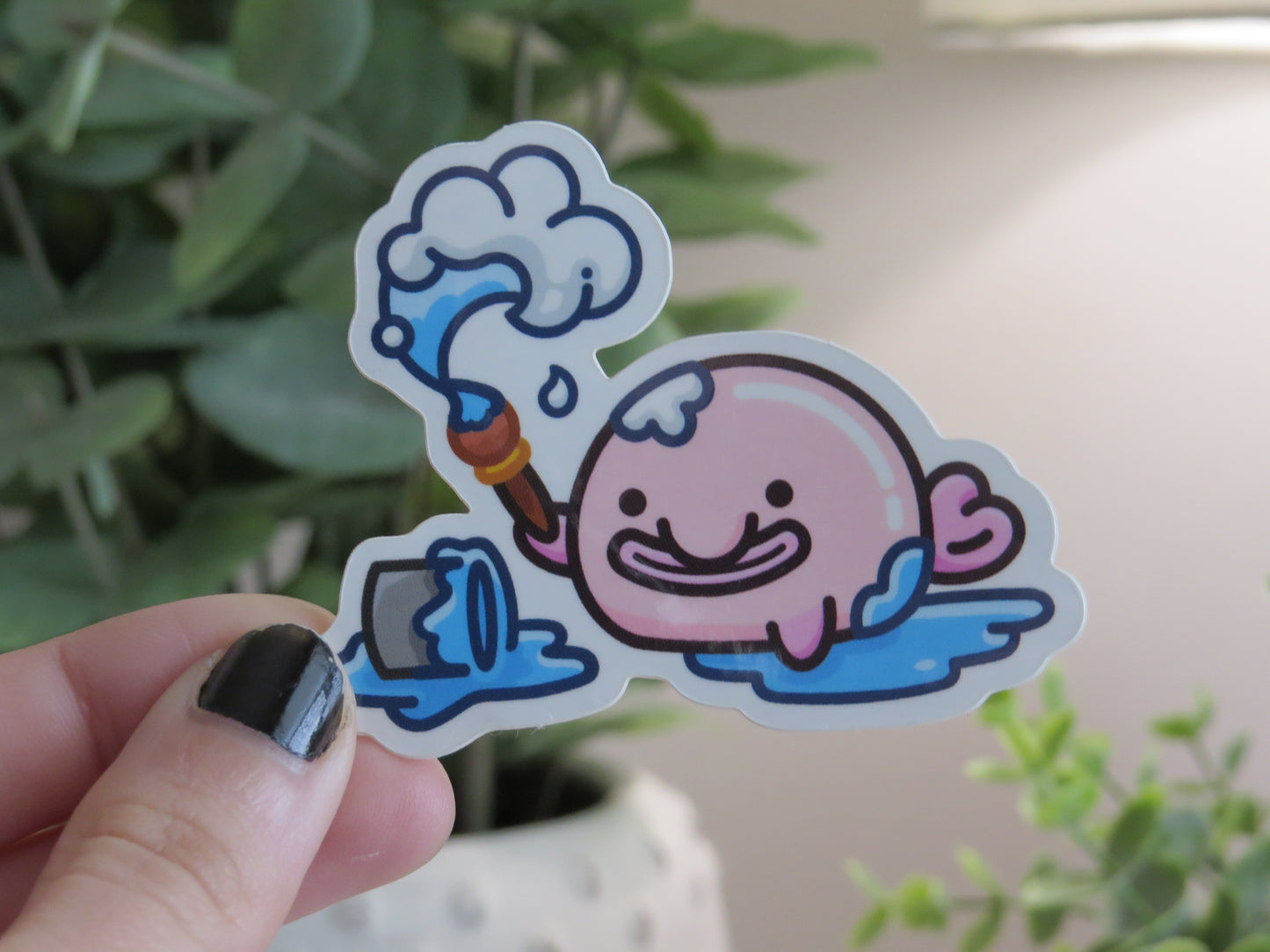 Artist Blobfish Sticker