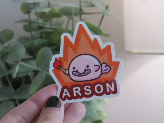 Arson Blobfish Sticker