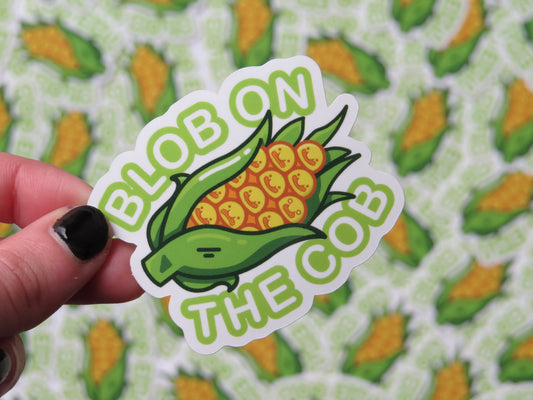 Corn Blobfish Sticker